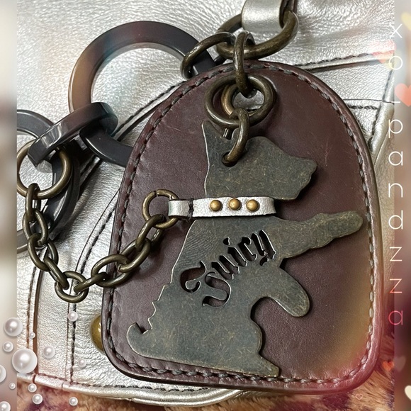 {SOLD} 🌟y2k Juicy Couture Silver Scottie bag - Picture 2 of 10